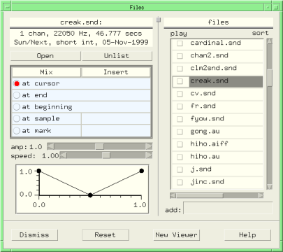 View:Files dialog