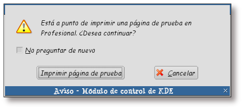 Confirmación del envío de la prueba de impresión